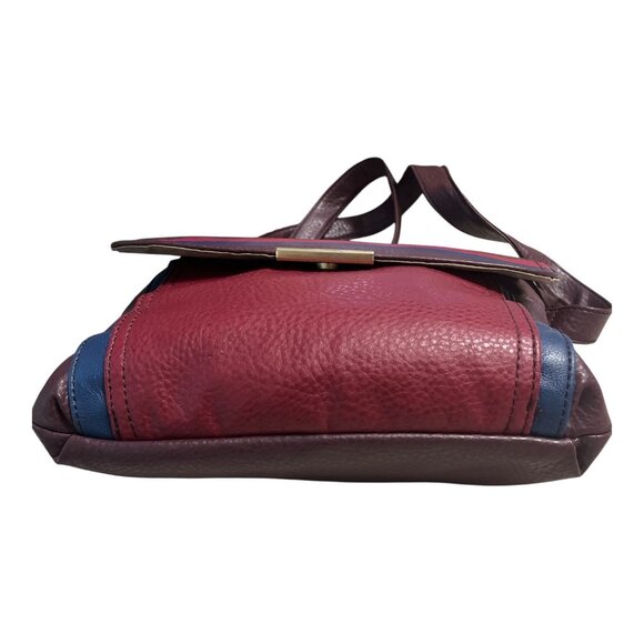 Relic by Fossil Crossbody Bag – Colorblock Faux Leather – Burgundy, Red & Blue – - Picture 4 of 10